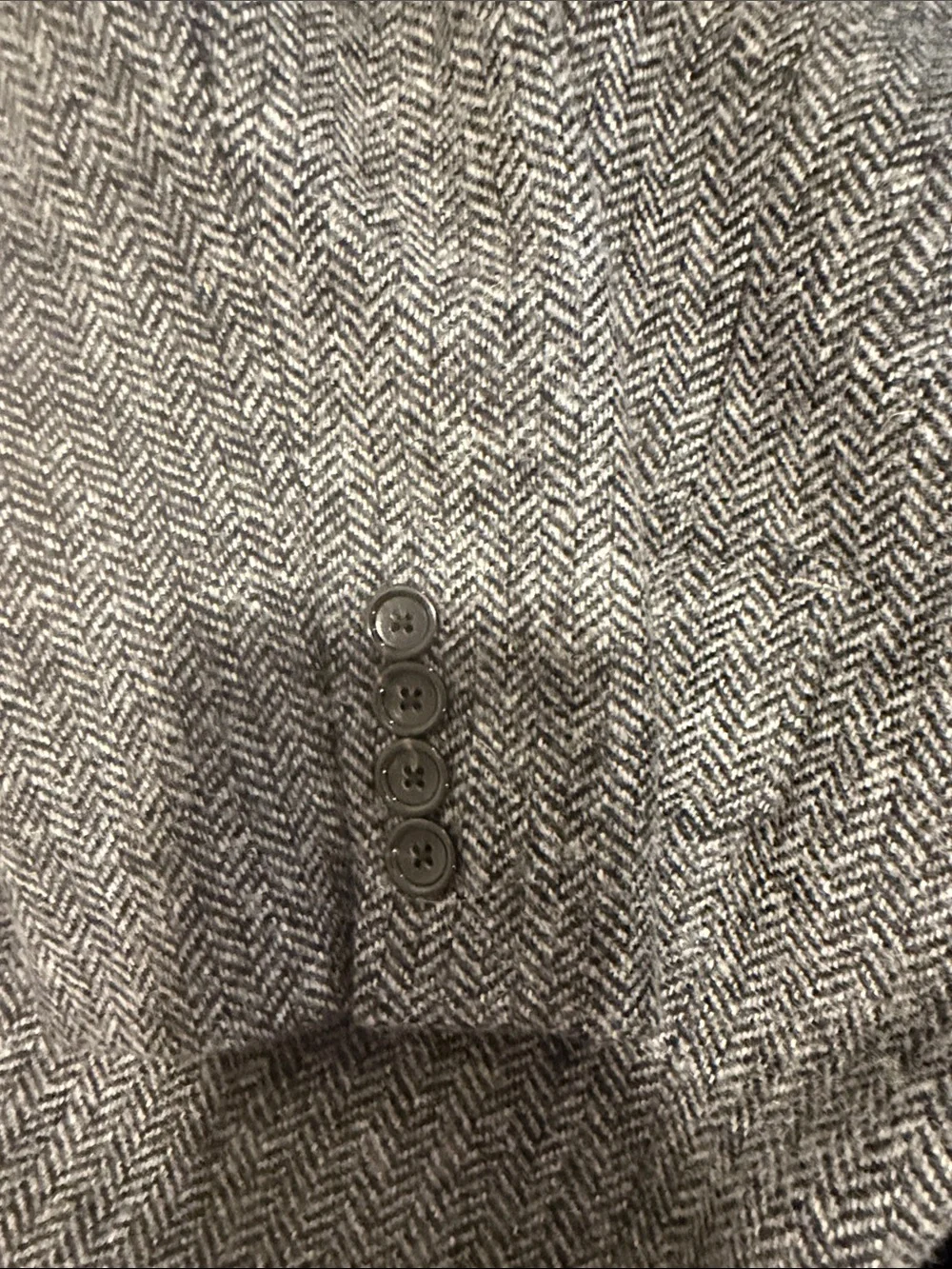 J. Crew Gray Herringbone Sport Coat